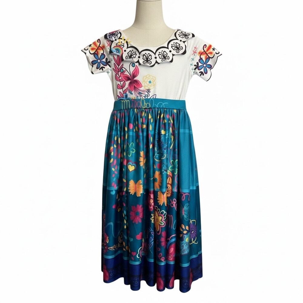 Disney Inspired Encanto Mirabel Madrigal Costume Dress Sz 120 S 5/6